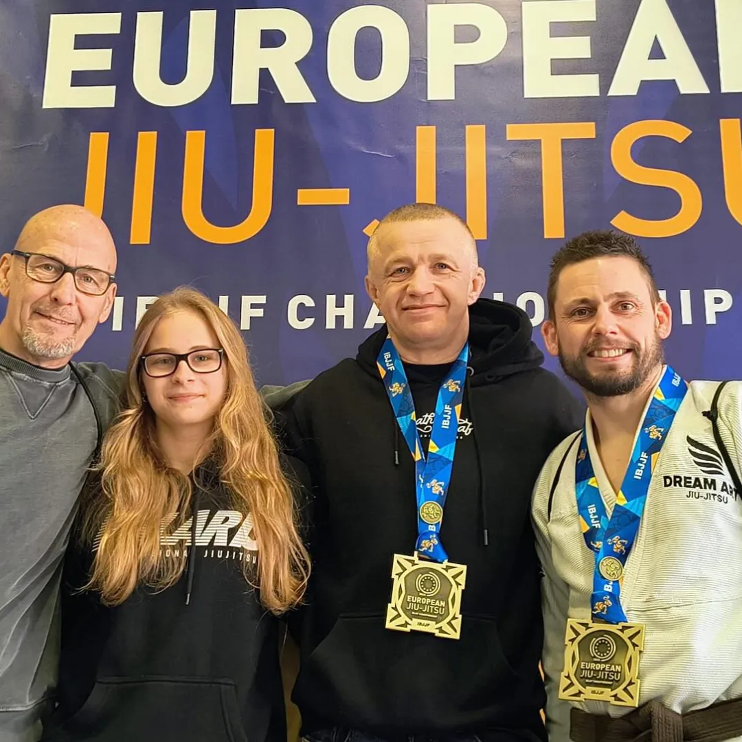 Dream Art Bradford competitors at a Brazilian Jiu-Jitsu tournament