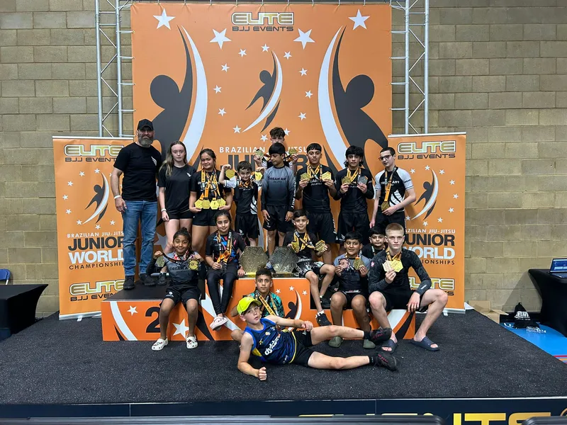 Dream Art Bradford members training Brazilian Jiu-Jitsu