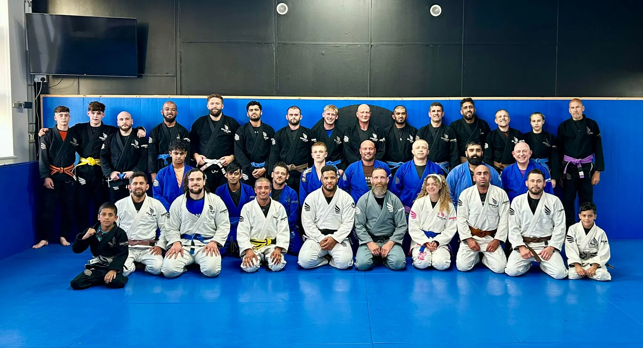 Dream Art Bradford academy family on the mats