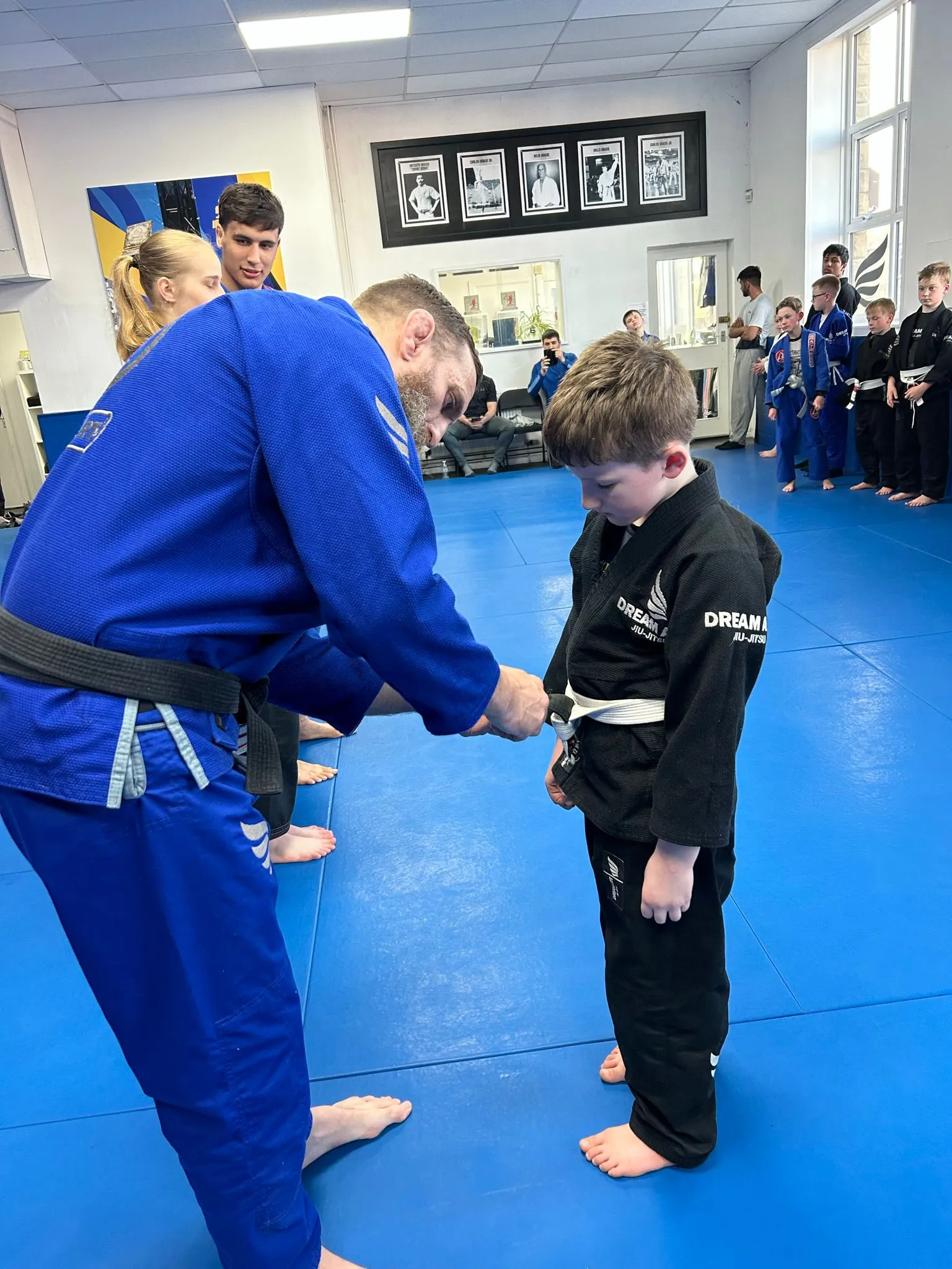 Dream Art Bradford student unlocking their potential in BJJ training