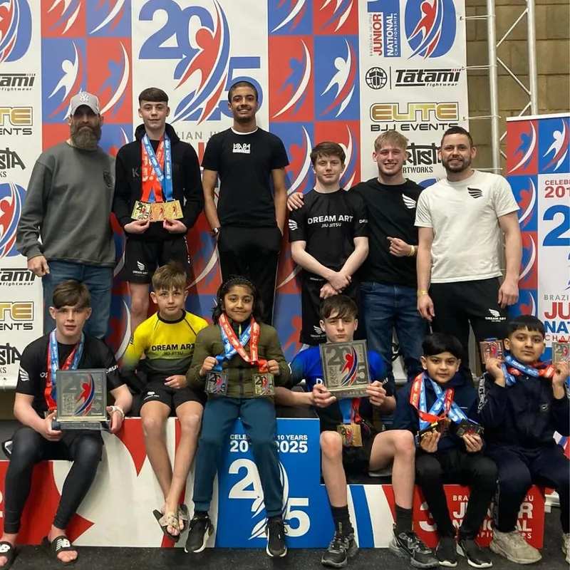Dream Art Bradford members training Brazilian Jiu-Jitsu