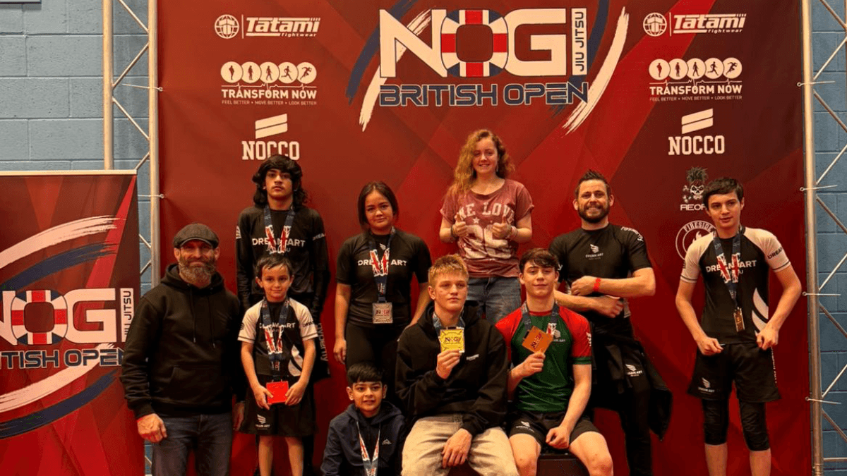 British Open No Gi Champions 2025: Dream Art Bradford Wins First Place Team Trophy