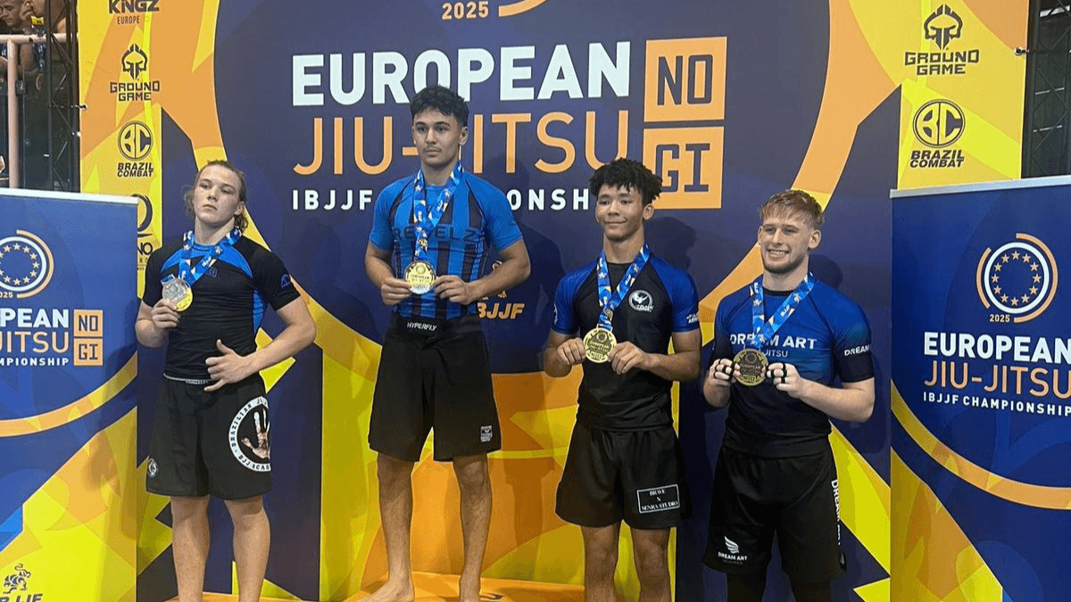 Dream Art Bradford's Dominic Burgess Claims Bronze at IBJJF European No-Gi Championship